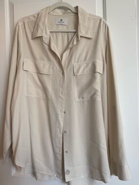 Babaton Light Birch utility shirt.